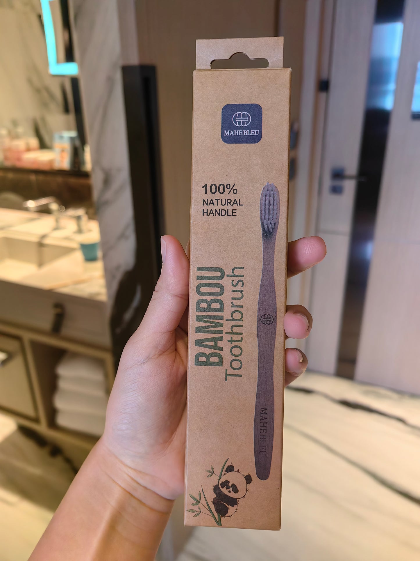 Biodegradable Bamboo Toothbrush - 100% Natural Handle