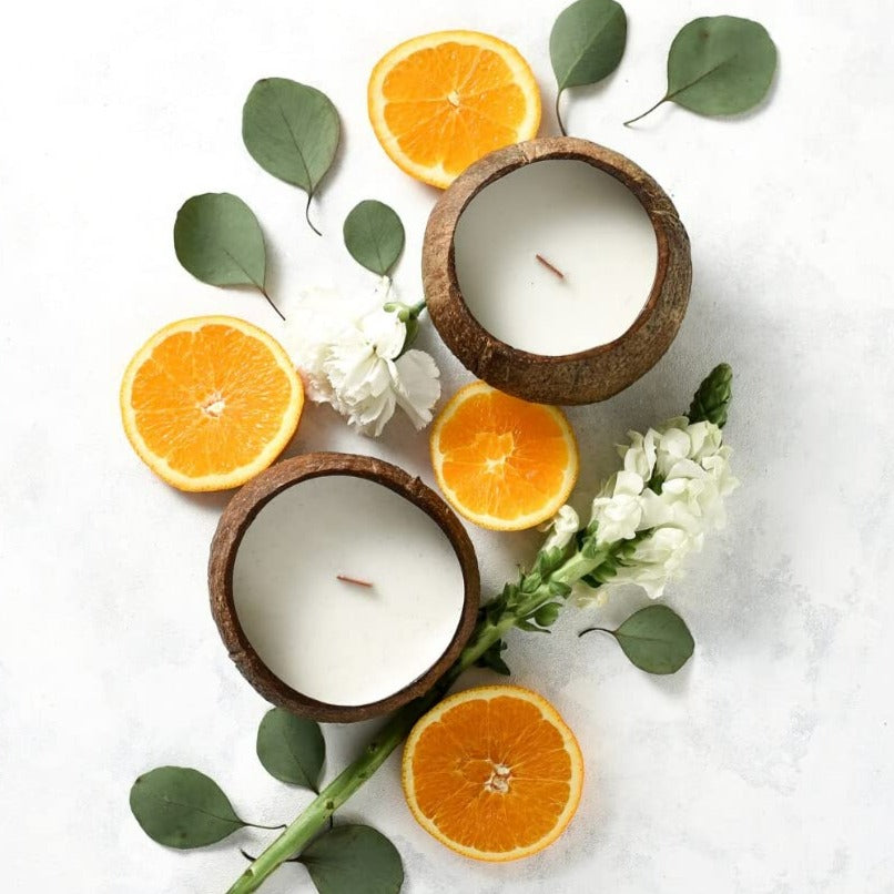 Coconut Shell Candle - Lemon Verbena