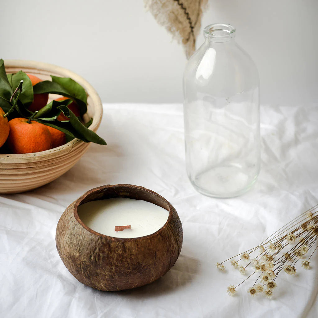 Coconut Shell Candle - Lemon Verbena