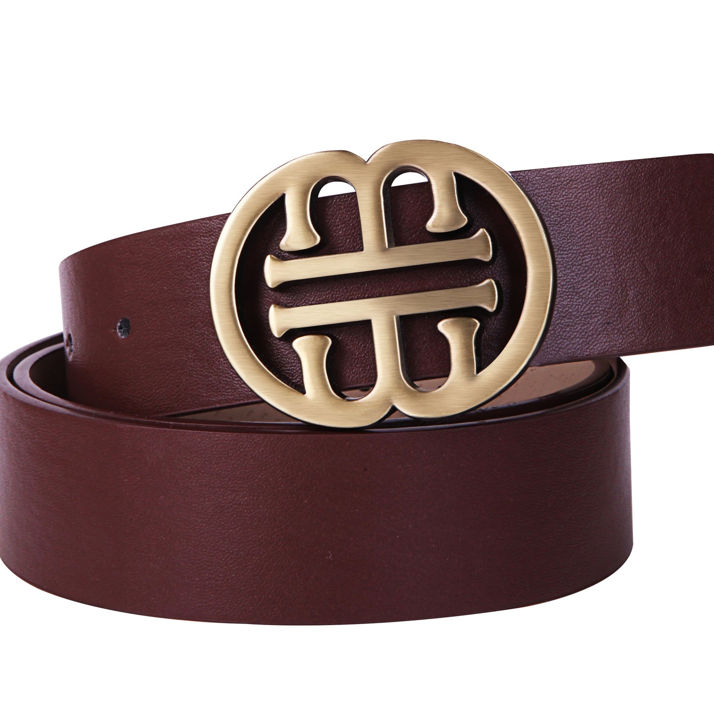 Leather Belt Strap 34 MM - Brown
