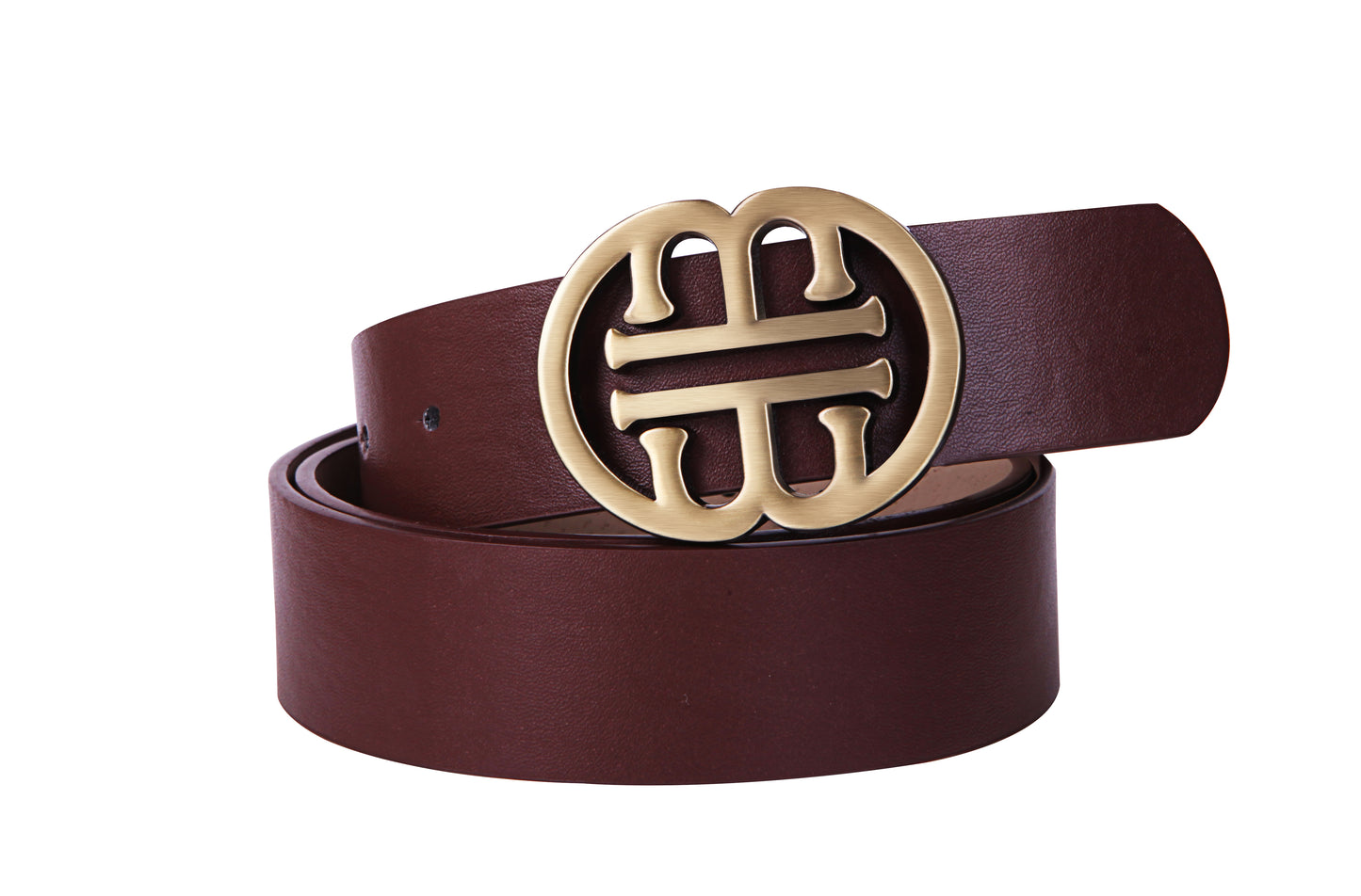 Leather Belt Strap 34 MM - Brown