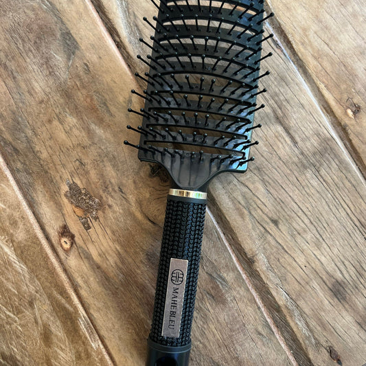 Detangle & Smooth Black Hair Brush