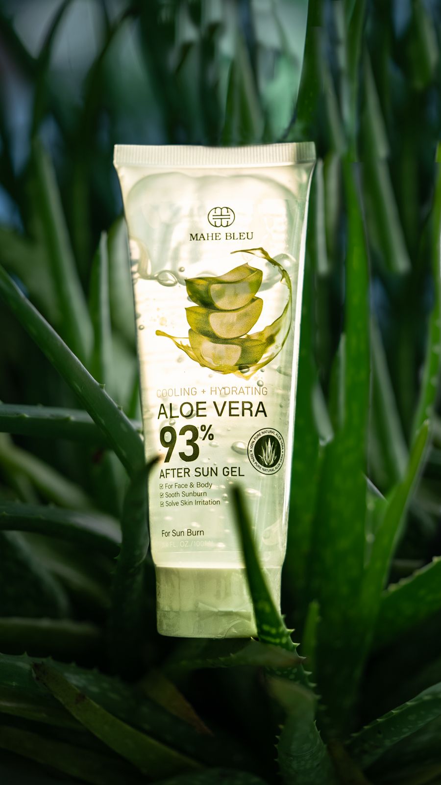 Aloe Vera Gel - 93% Aloe Vera Soothing & Cooling - After Sun Remedy